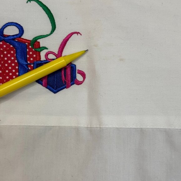 Karen Scott Holiday Scottie Presents Button Front Shirt White Size Petite Medium - Picture 13 of 16